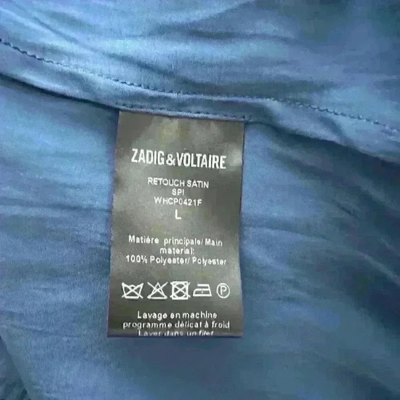 Zadig & Voltaire Retouch Satin Dress Size - Large - Picture 6 of 6